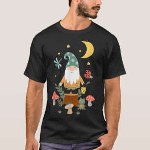 Camiseta Fairy Garden Gnomo Cottagecore Sapo estético