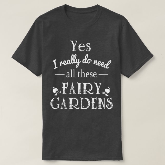 Camiseta Fairy Garden Lover (Frente do Design)