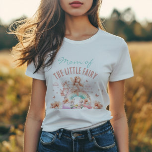 Camiseta Fairy Girl Rainbow Magic Teapot Aniversário