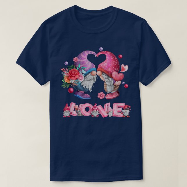 CAMISETA FAIRY GNOMES EM AMOR (Frente do Design)