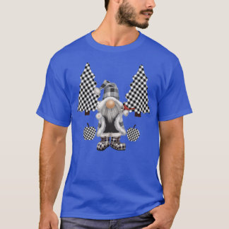 CAMISETA FAIRY GNOMES PLAID FLOPPY HAT WITH BIRDS AND APPLE
