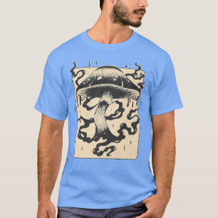 Camiseta Fairy Grunge Cottagecore Witchy Mushroom Aestético