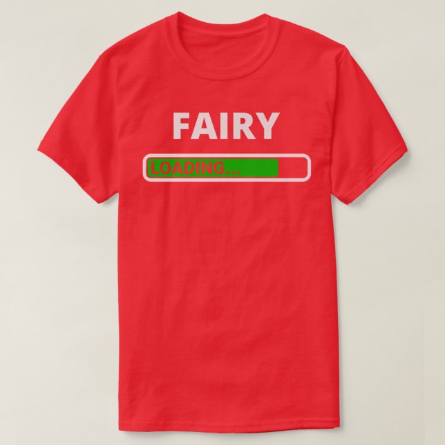 Camiseta Fairy Loading Cool Halloween Costume Loading (Frente do Design)
