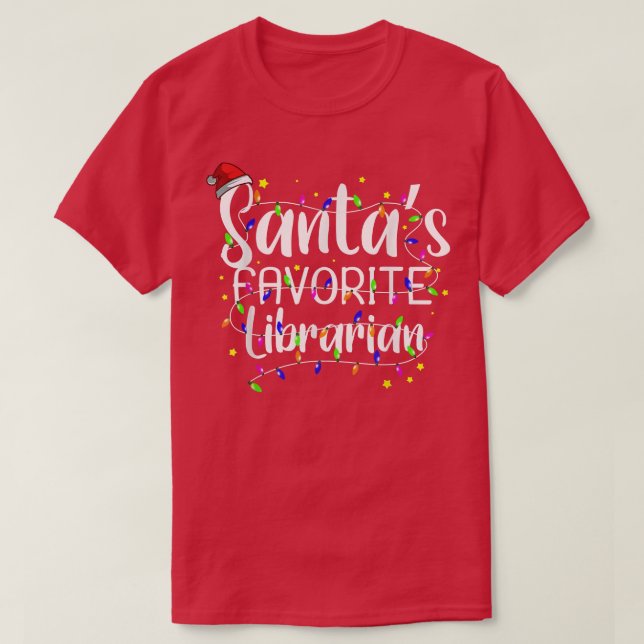 Camiseta Fairy Luzes de Natal Bibliotecas (Frente do Design)