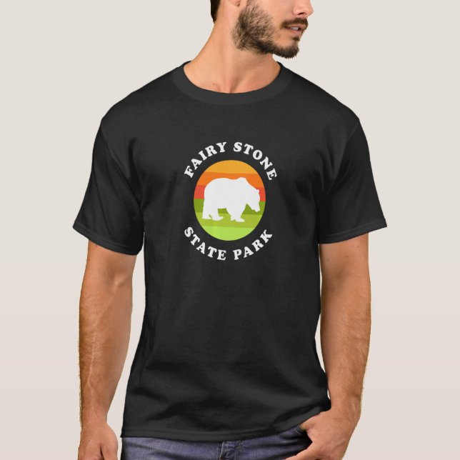 Camiseta Fairy Stone State Park Virginia Bear VA Souvenir (Frente)