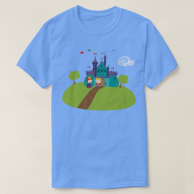 Camiseta Fairy Tale Kingdom by Eggroll Games Castle  (Frente do Design)