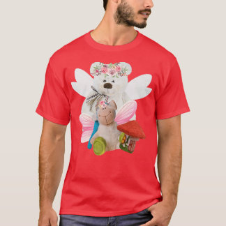 Camiseta Fairycore Aestésico Fada Enchida Animais De Plush 