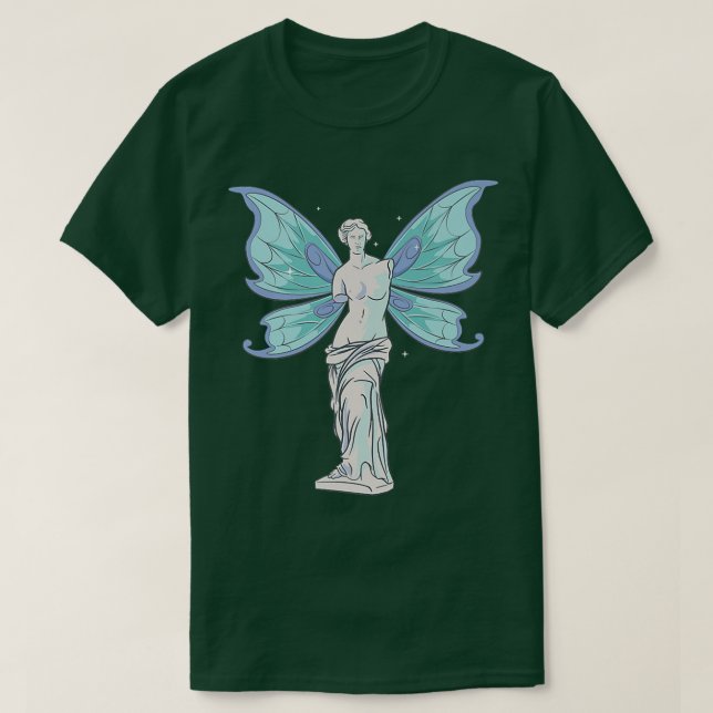 Camiseta Fairycore Aestética Fada Venus De Milo Statue Fae (Frente do Design)