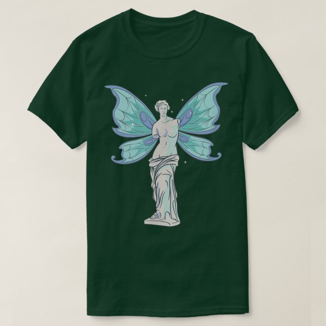 Camiseta Fairycore Aestética Fada Venus De Milo Statue Fae (Frente do Design)