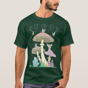 Camiseta Fairycore Aestética Fairy Core Grunge Mushroom Moo