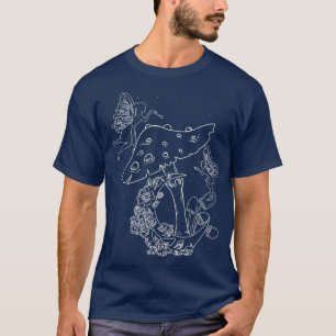 Camiseta Fairycore Aestética Fairy Core Grunge Mushroom Moo