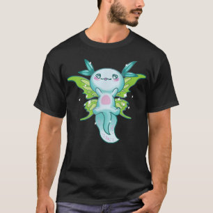 Camiseta Fairycore Aestético Cute kawaii Fairy Axolotl Faec