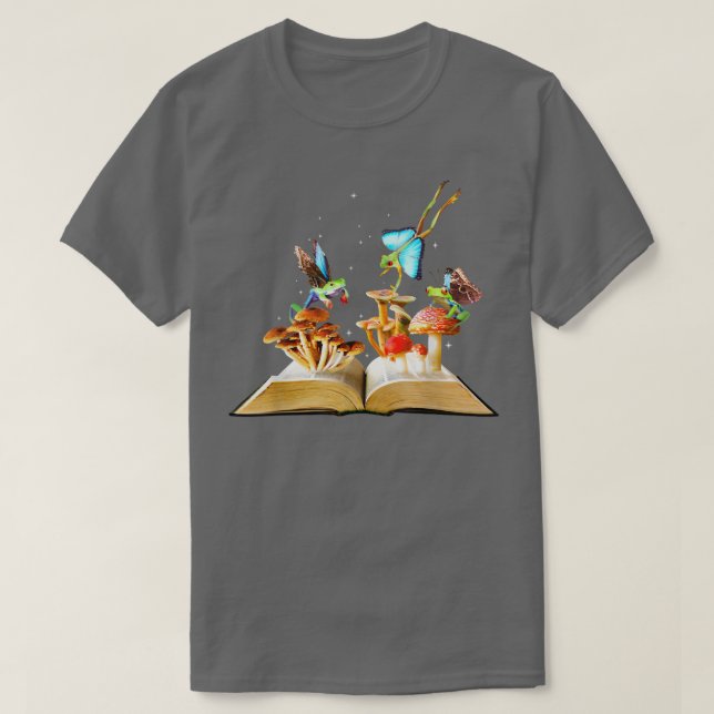 Camiseta Fairycore Aestic Goblincore Fairy Sapos Butterf (Frente do Design)
