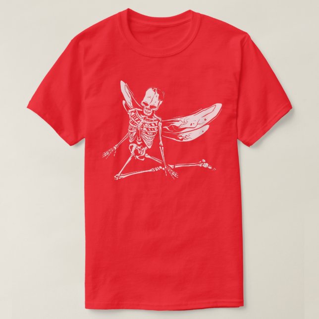 Camiseta Fairycore Faecore Fairy Grunge Dragonfly (Frente do Design)