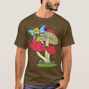 Camiseta Fairycore Fairy E Mushroom Vintage Grunge Cottag