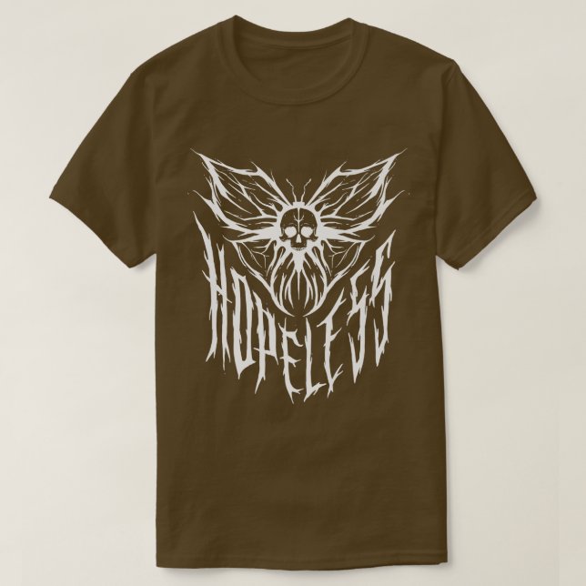 Camiseta Fairycore Grunge Clothing Gothey Butterfl (Frente do Design)