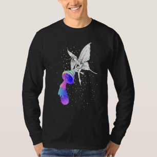 Camiseta Fairycore Psiquedélico Grunge Goth Cogumelo