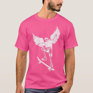 Camiseta Fairycore Skeleton Skate Grunge Fairy Aest