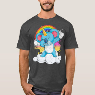 Camiseta Fairytale Animal Rainbow Koalacorn Dabbing Koala U