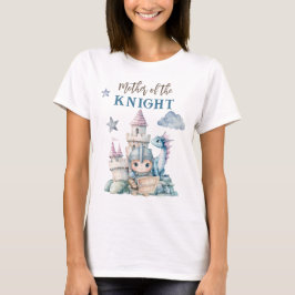 Camiseta Fairytale Dreamy Dragon Blue Knight Chá de fraldas