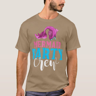Camiseta Fairytale Fantasy Criou Mermaid Party Crew Merm