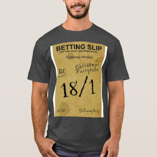 Camiseta Fairytalhe de Natal - Betting Slip de Nova Iorque