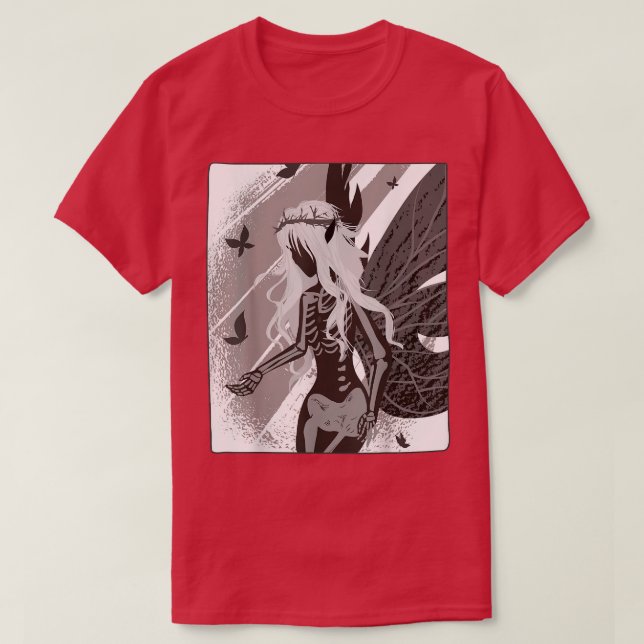 Camiseta Fairywave Faecore Occult Gótica Grunge Dardo (Frente do Design)