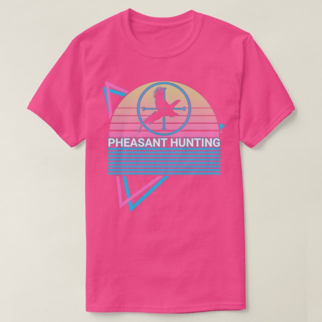 Camiseta Faisão de Faisão Façora de Faisão Retro (Frente do Design)