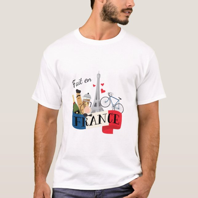 Camiseta Fait En França (Frente)