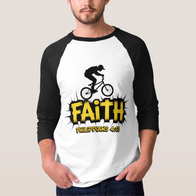 Camiseta Faith BMX Christian  (Frente)