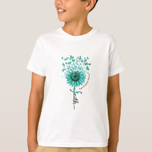 Camiseta Faith Butterfly Fragile X Syndrome Sensibilização