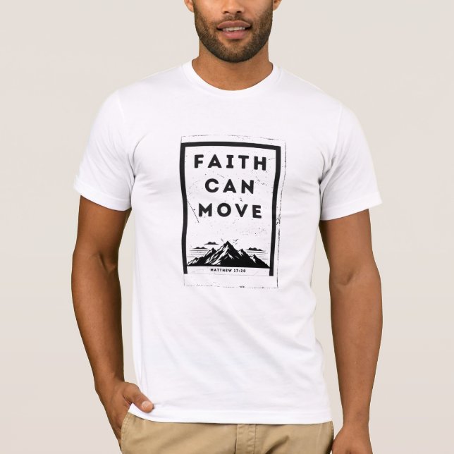 Camiseta Faith Can Move Mountain (Frente)