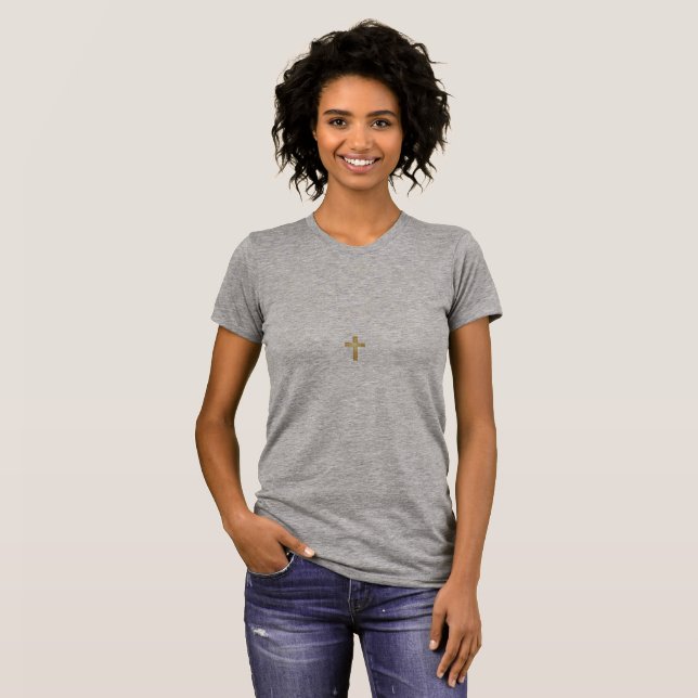 Camiseta Faith Cross Adultos Shirts — XS-XL (Frente Completa)