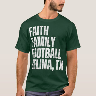 Camiseta Faith Family Celina Texas Sports Cotações 1