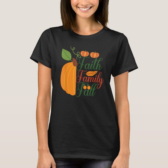 Camiseta Faith Family Fall (Frente)