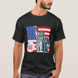 Camiseta Faith Family Freedom Quarta Julho Patrioti America