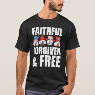 Camiseta Faith Forgied & Free Fireworks Pai Usa