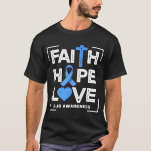 Camiseta Faith Hope ama a consciência SJS
