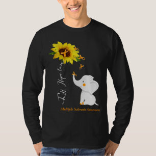 Camiseta Faith Hope ama a conscientização sobre esclerose