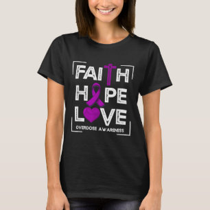 Camiseta Faith Hope ama as mulheres cristãs a conhecerem a 