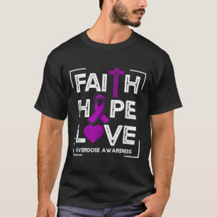 Camiseta Faith Hope ama as mulheres cristãs a conhecerem a