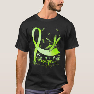 Camiseta Faith Hope ama distrofia muscular distrofia consci