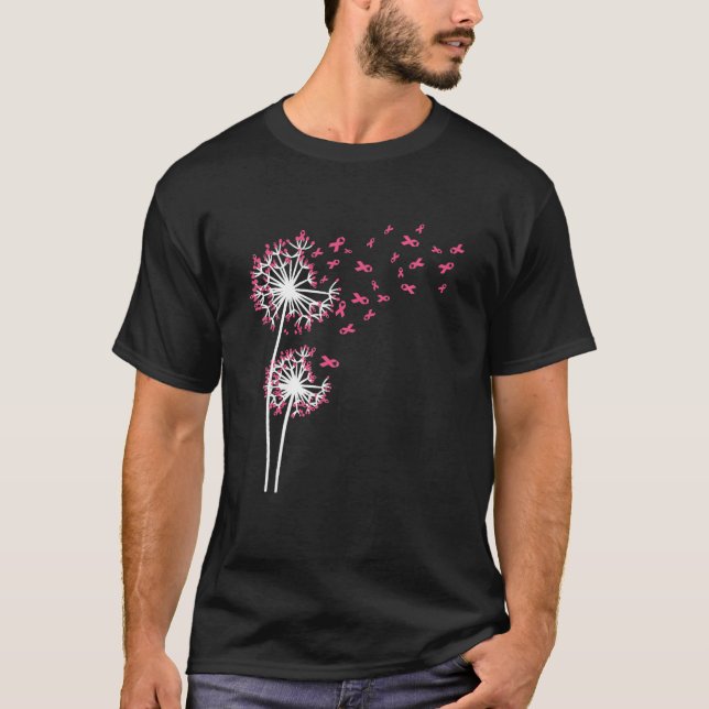 Camiseta Faith Hope ama o Cancer da mama Sensibilização Dan (Frente)
