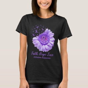 Camiseta Faith Hope ama presentes de consciência sobre Heim