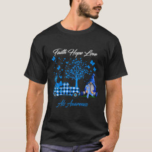 Camiseta Faith Hope Amar Als Ofertas de Consciência