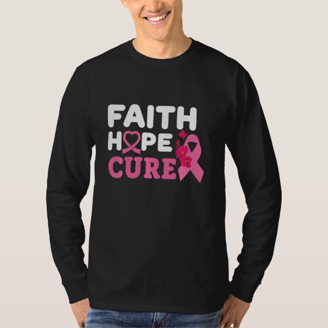 Camiseta Faith Hope Cure (Frente)