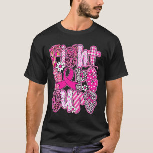 Camiseta Faith Hope Cure Breast Awarness Survivence F