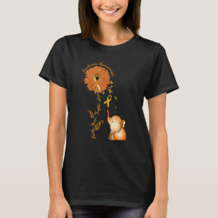 Camiseta Faith Hope Fight Love Elephflower Leukemia