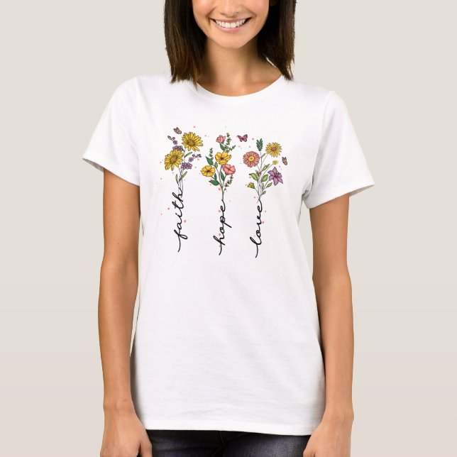 Camiseta Faith-Hope-Love (Frente)