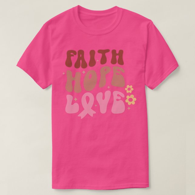 Camiseta Faith Hope Love (Frente do Design)